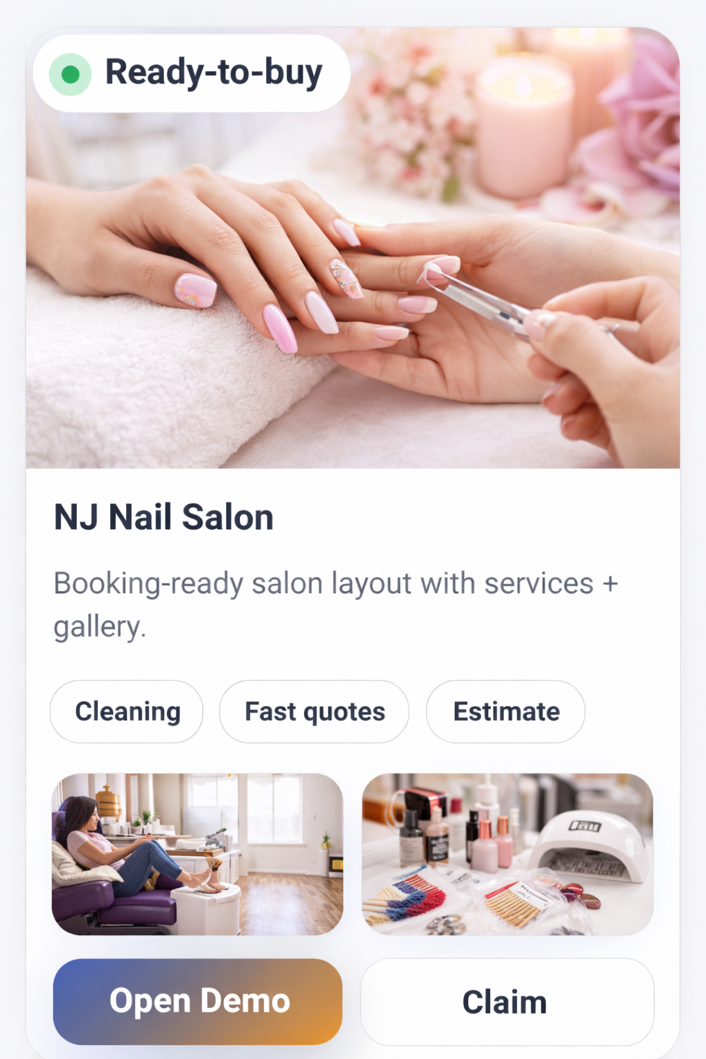NJ Nail Salon demo