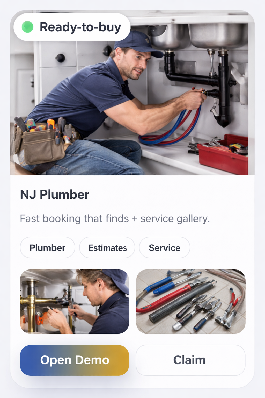 NJ Plumber demo