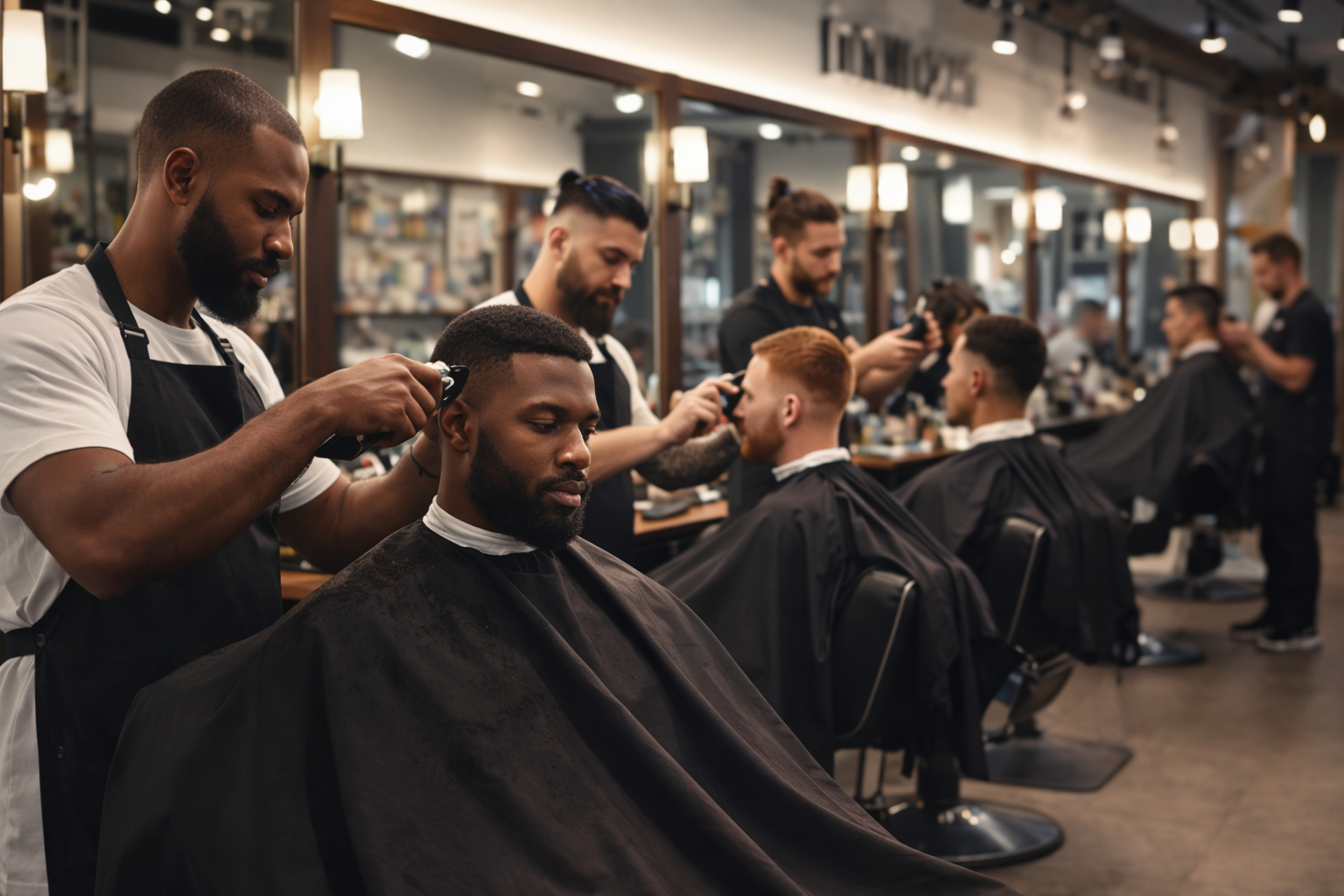 Modern barber