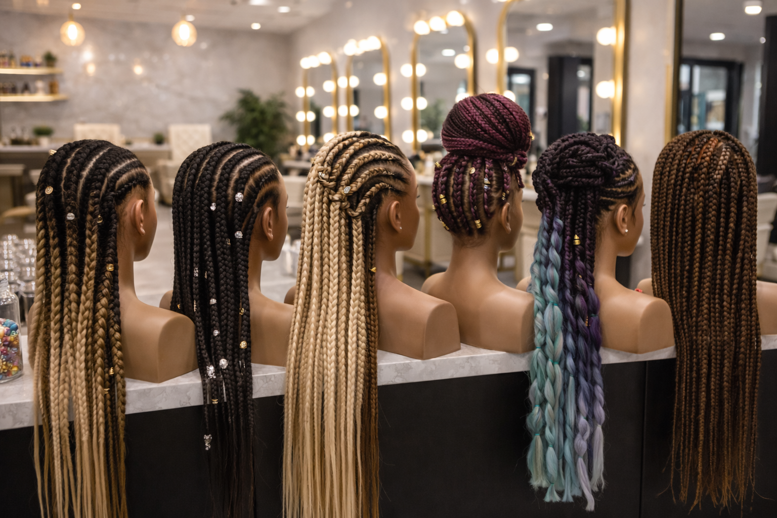 Mannequin heads / style options